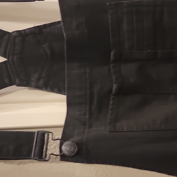 NWT Almoat Famous Sz 18 Distressed Overalls - Picture 6 of 6